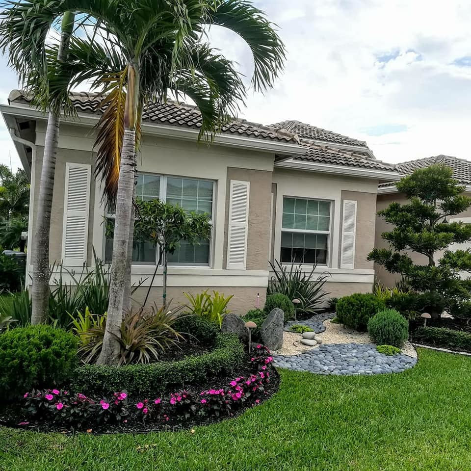 New Landscaping Done In Boca Raton Dreamscapes By Zury