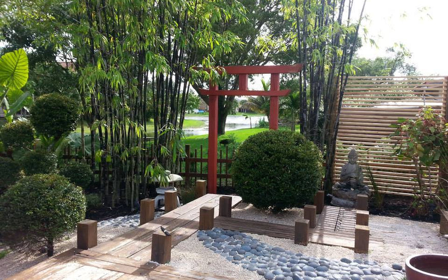 Zen Landscape Installation In Parkland