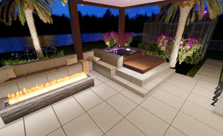 Backyard Remodel Design In Parkland With Spa And Landscaping